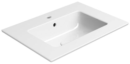 PURA Lavoar ceramic Slim 62x46cm, alb ExtraGlaze