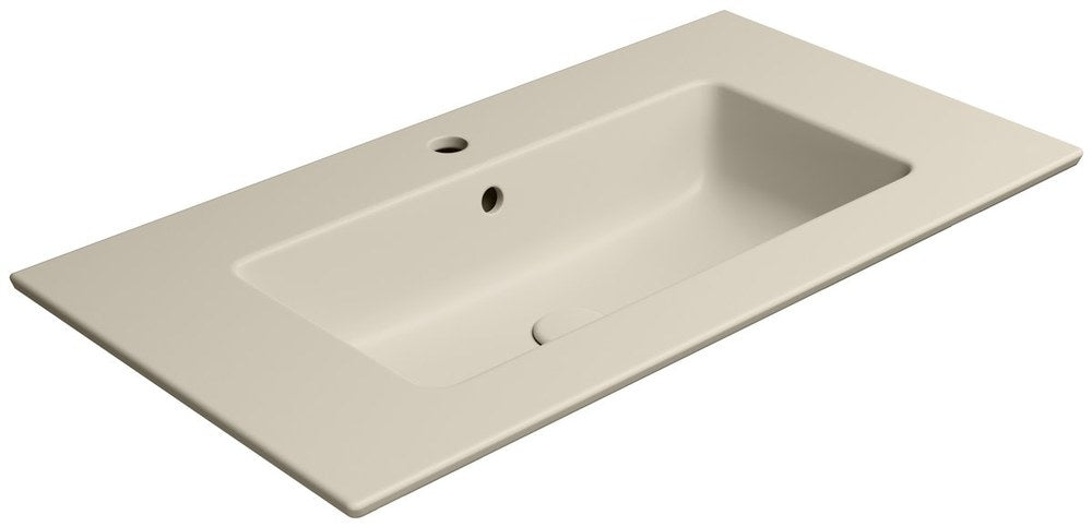 PURA Lavoar ceramic Slim 82x46cm, creta mat