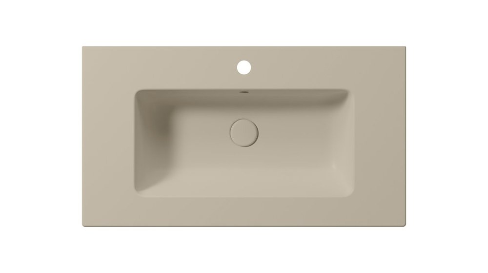 PURA Lavoar ceramic Slim 82x46cm, creta mat