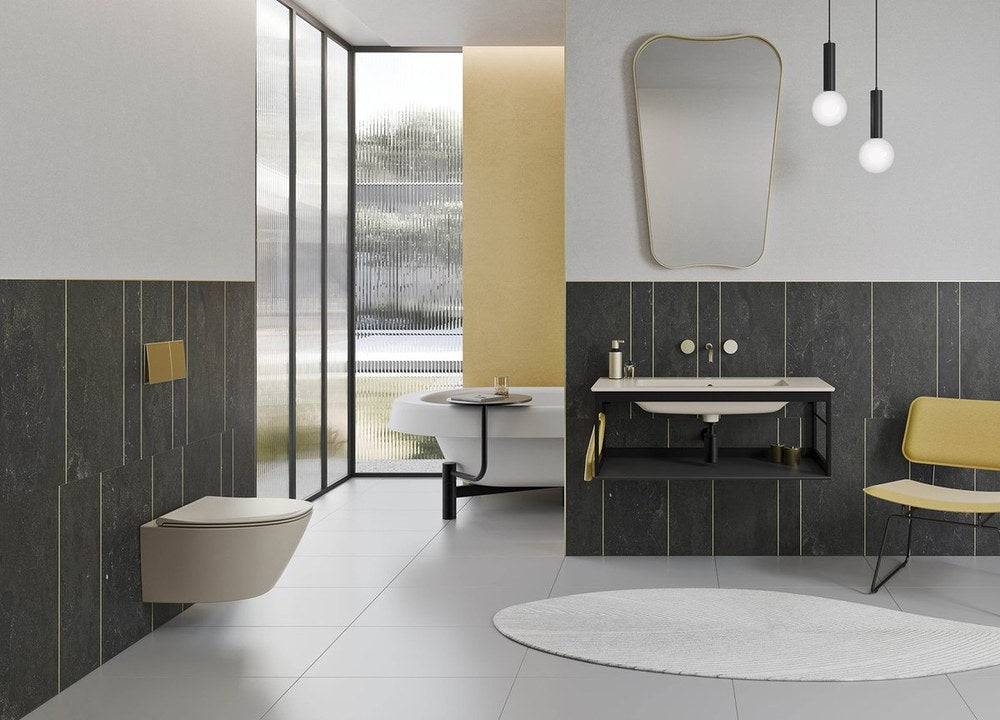 PURA Lavoar ceramic Slim 82x46cm, creta mat
