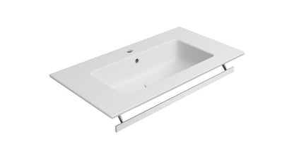 PURA Lavoar ceramic Slim 82x46cm, alb mat