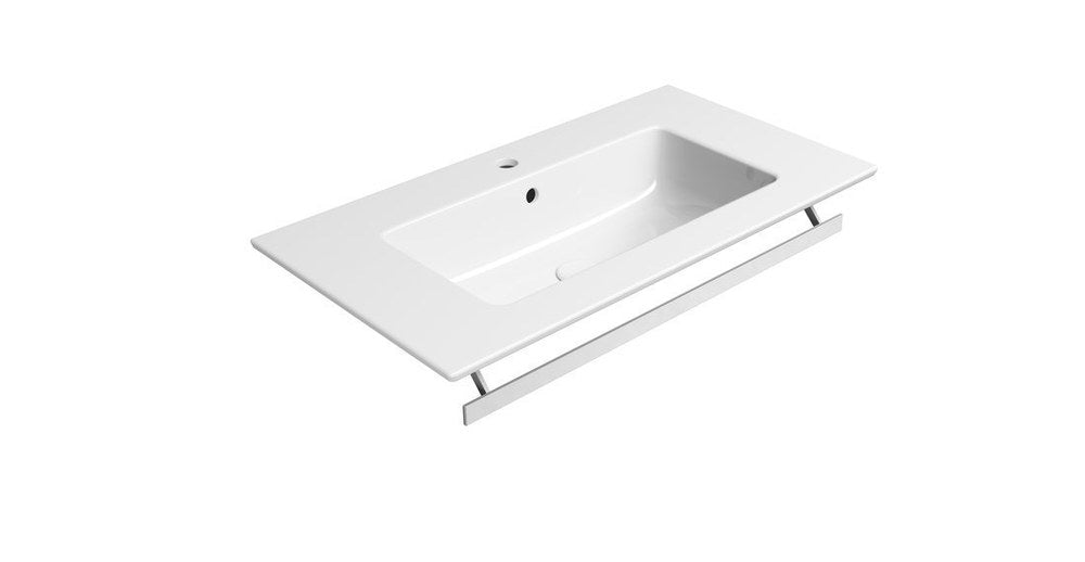 PURA Lavoar ceramic Slim 82x46cm, alb ExtraGlaze
