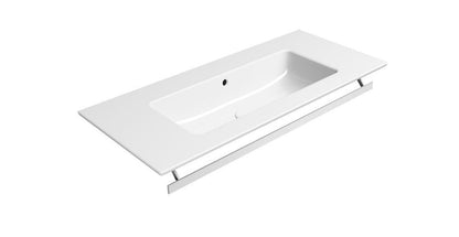 PURA Lavoar ceramic Slim 102x46cm, fără orificiu baterie, alb ExtraGlaze