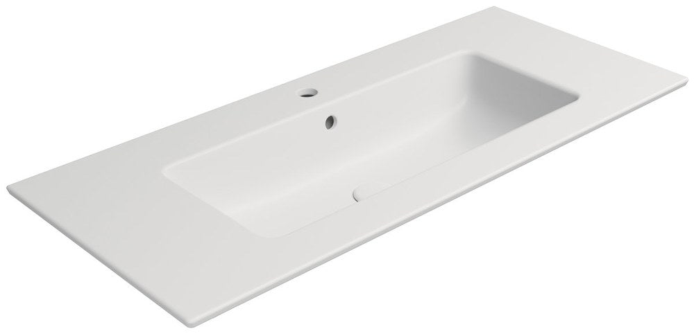 PURA Lavoar ceramic Slim 102x46cm, alb mat