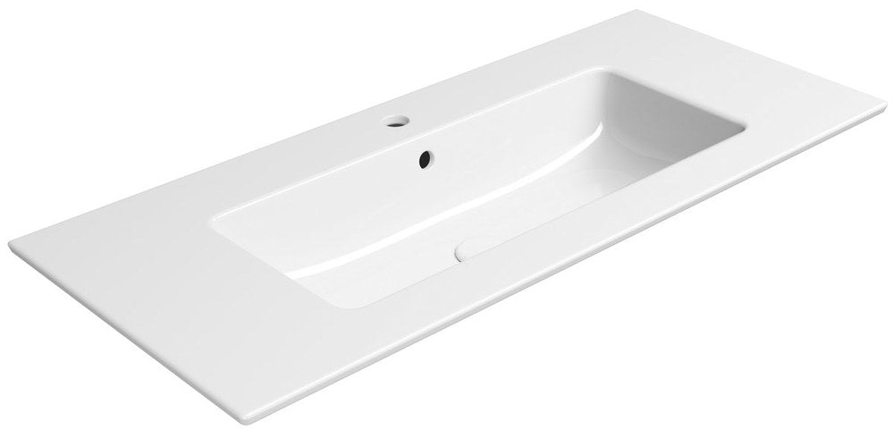 PURA Lavoar ceramic Slim 102x46cm, alb ExtraGlaze