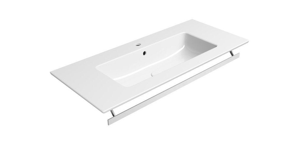 PURA Lavoar ceramic Slim 102x46cm, alb ExtraGlaze