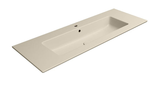 PURA Lavoar ceramic Slim 122x46cm, creta mat