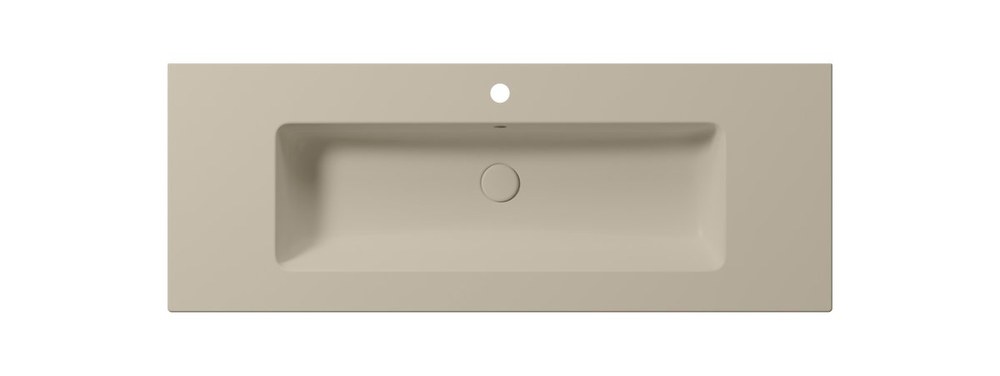 PURA Lavoar ceramic Slim 122x46cm, creta mat