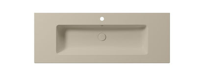 PURA Lavoar ceramic Slim 122x46cm, creta mat