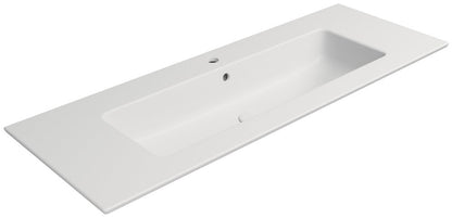 PURA Lavoar ceramic Slim 122x46cm, alb mat