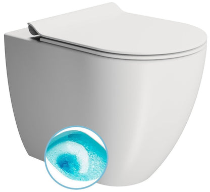 PURA Vas WC, Swirlflush, 36x55cm, S-trap/P-trap, alb dual-mat