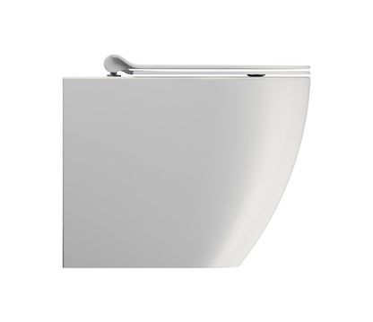 PURA Vas WC, Swirlflush, 36x55cm, S-trap/P-trap, alb dual-mat