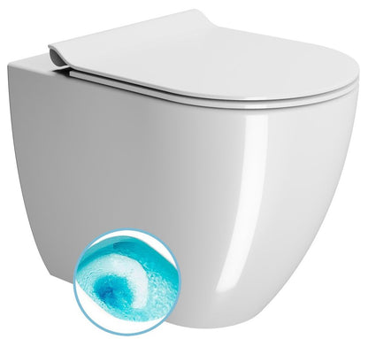 PURA Vas WC, Swirlflush, 36x55cm, S-trap/P-trap, alb ExtraGlaze
