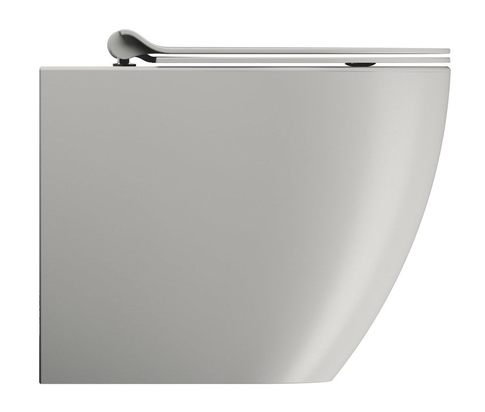 PURA Vas WC, Swirlflush, 36x55cm, S-trap/P-trap, cenere dual-mat