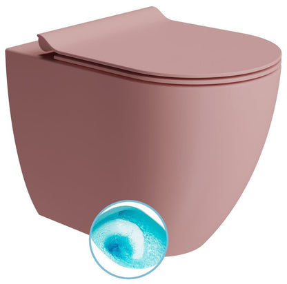 PURA Vas WC, Swirlflush, 36x55cm, S-trap/P-trap, blush dual-mat