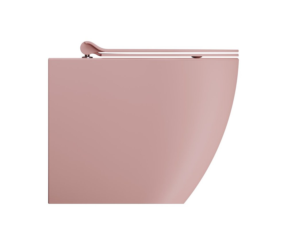 PURA Vas WC, Swirlflush, 36x55cm, S-trap/P-trap, blush dual-mat