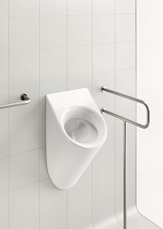 PURA pisoar cu alimentare posterioară 25×61 cm, alb ExtraGlaze