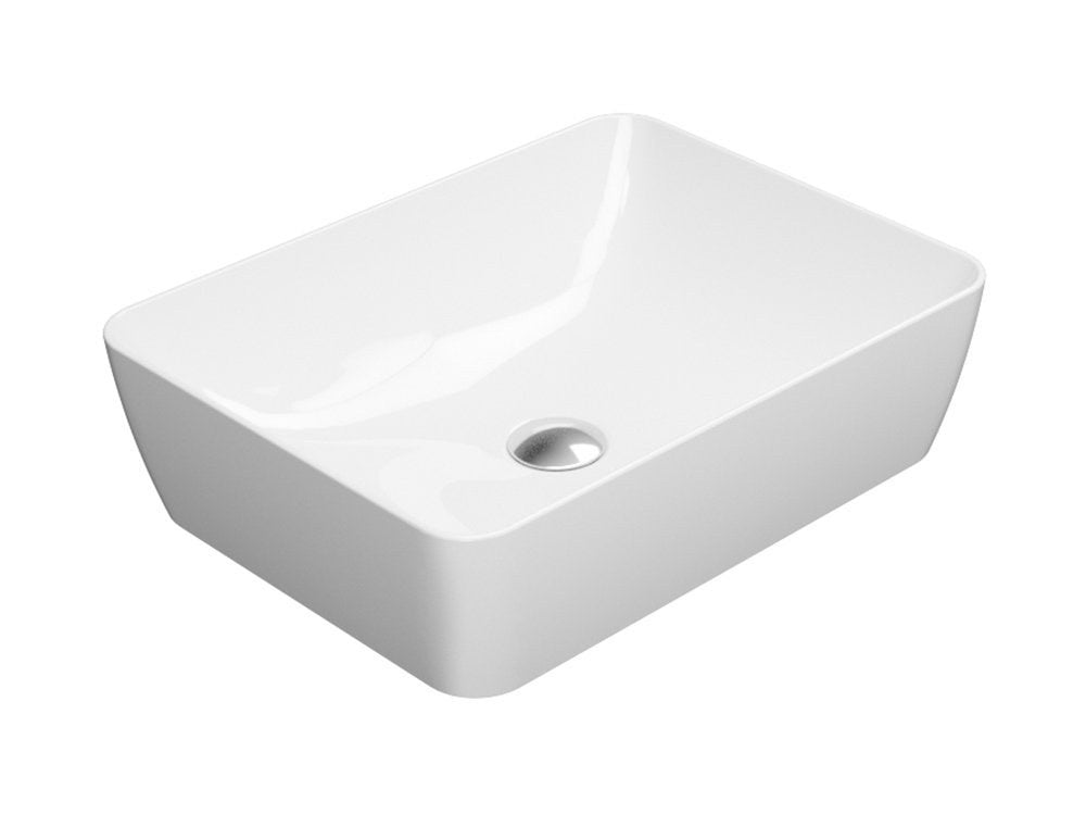SAND/NUBES lavoar ceramic pentru montaj pe blat 50×38 cm, alb ExtraGlaze