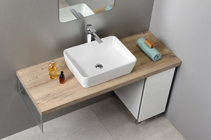 SAND/NUBES lavoar ceramic pentru montaj pe blat 50×38 cm, alb ExtraGlaze