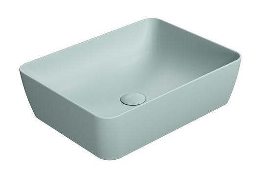 SAND/NUBES lavoar ceramic pentru montaj pe blat 50×38 cm, ghiaccio mat