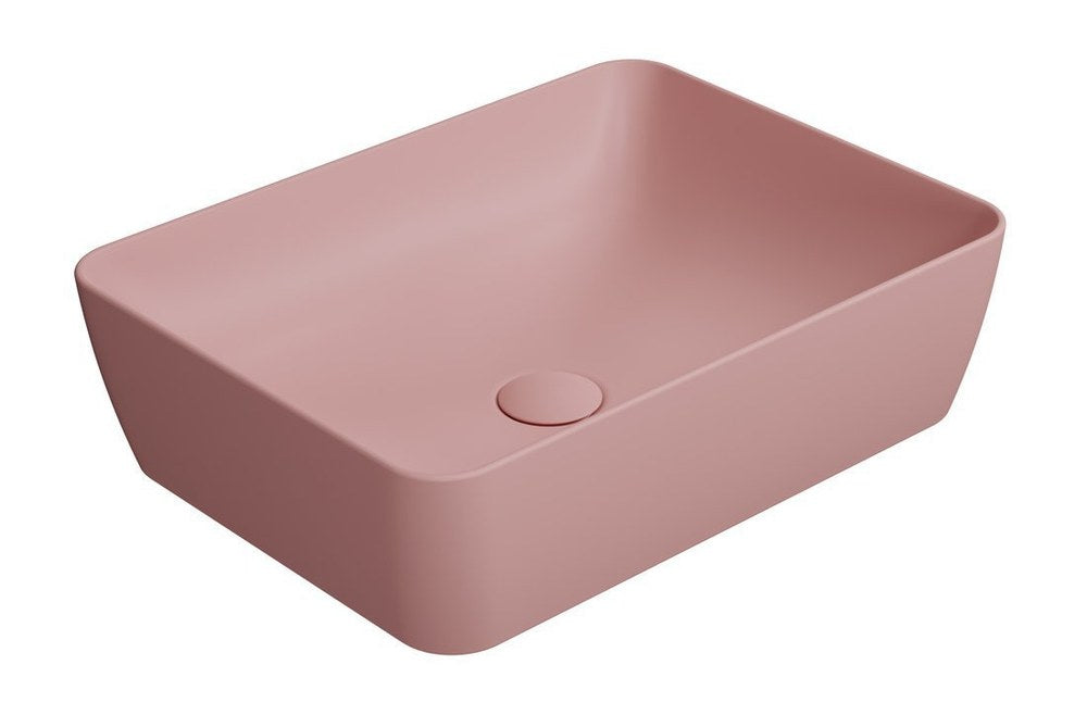 SAND/NUBES Lavoar ceramic pe blat 50x38cm, blush mat