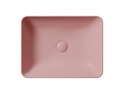 SAND/NUBES Lavoar ceramic pe blat 50x38cm, blush mat