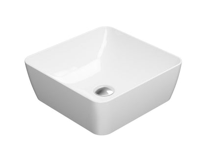 SAND/NUBES lavoar ceramic pentru montaj pe blat 38×38 cm, alb ExtraGlaze