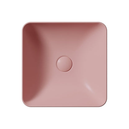 SAND/NUBES Lavoar ceramic pe blat 38x38cm, blush mat