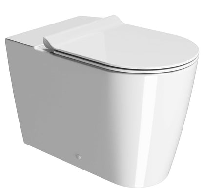 KUBE X WC combi, S-trap/P-trap, Swirlflush, 36x63cm, alb ExtraGlaze
