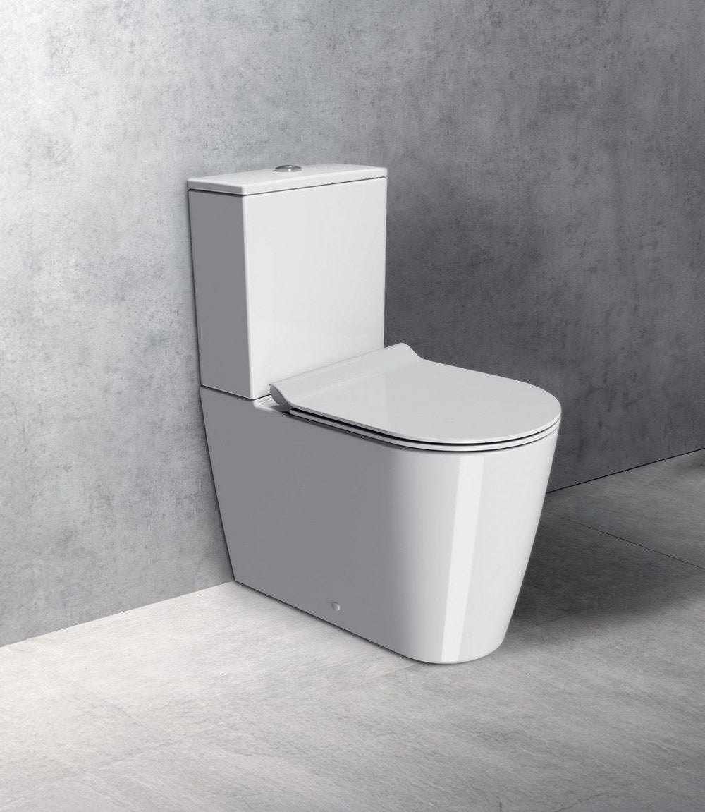 KUBE X WC combi, Swirlflush, S-trap/P-trap, alb ExtraGlaze