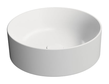 KUBE X Lavoar ceramic pe blat Ø40cm, alb mat