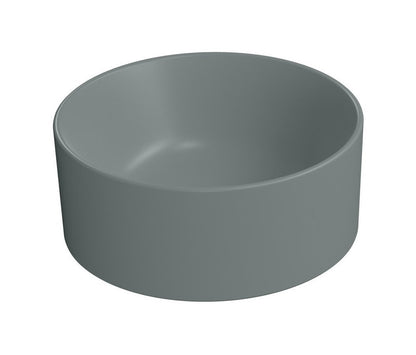 KUBE X Lavoar ceramic pe blat, Ø32cm, agave mat
