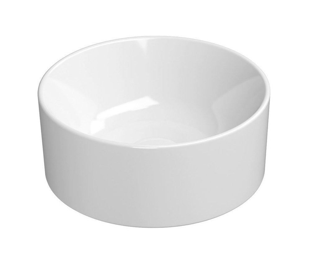 KUBE X lavoar ceramic pe blat Ø32cm, alb ExtraGlaze