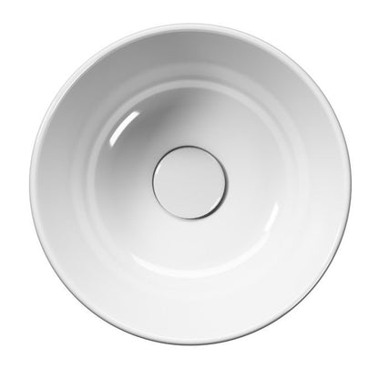KUBE X lavoar ceramic pe blat Ø32cm, alb ExtraGlaze