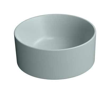 KUBE X Lavoar ceramic pe blat, Ø32cm, ghiaccio mat