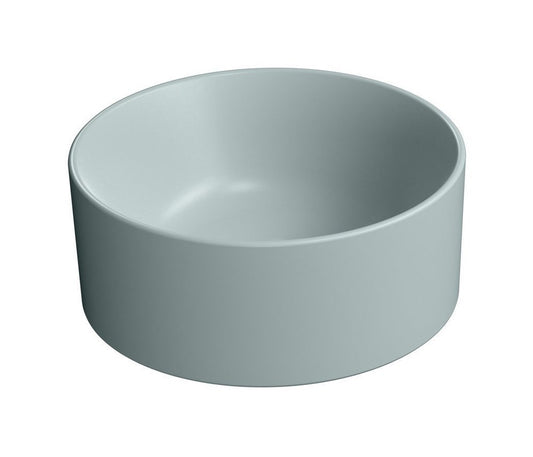 KUBE X Lavoar ceramic pe blat, Ø32cm, ghiaccio mat