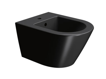 KUBE X Bideu suspendat 36x50cm, negru mat