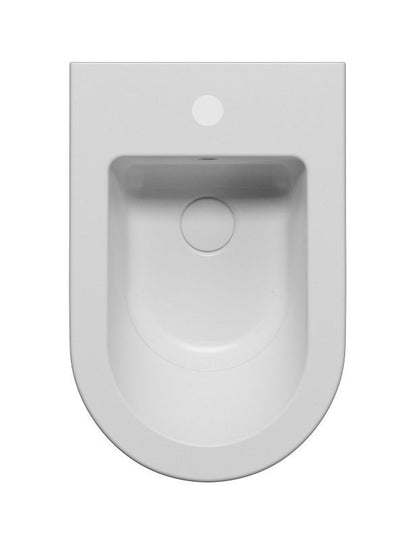 KUBE X Bideu suspendat 36x55cm, alb mat