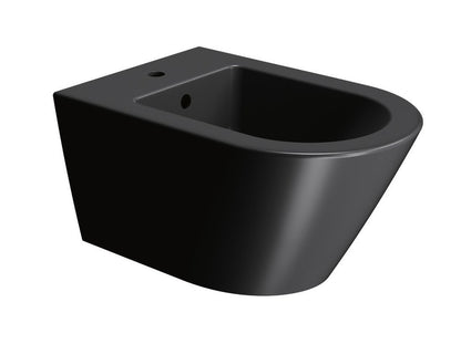 KUBE X Bideu suspendat 36x55cm, negru mat