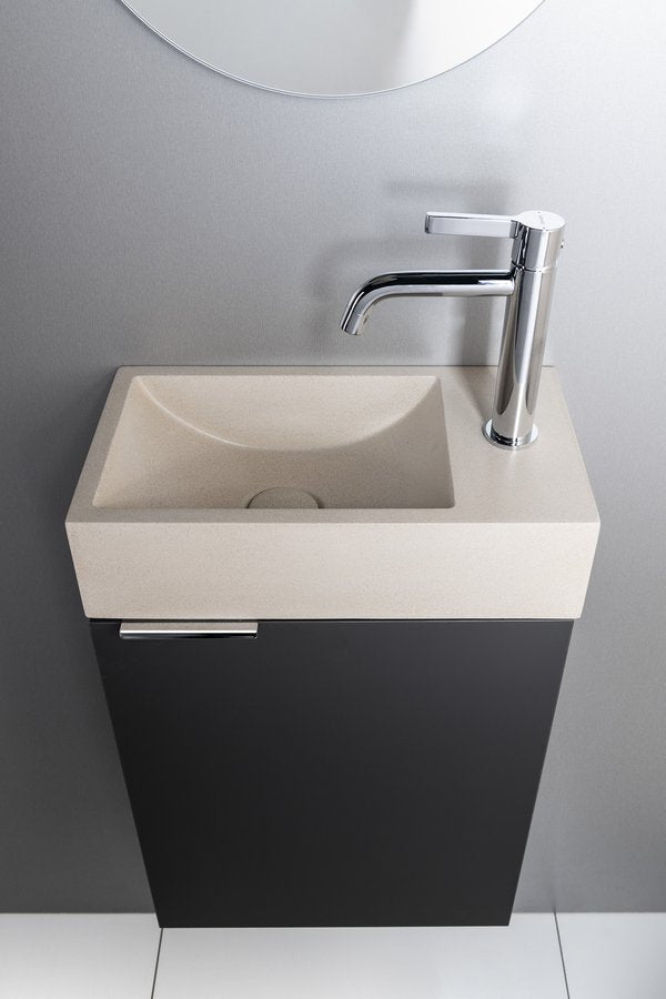 ICONIC Baterie lavoar, crom