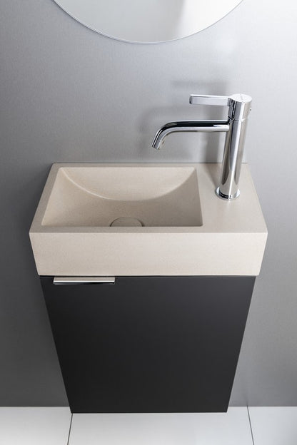 ICONIC Baterie lavoar, crom