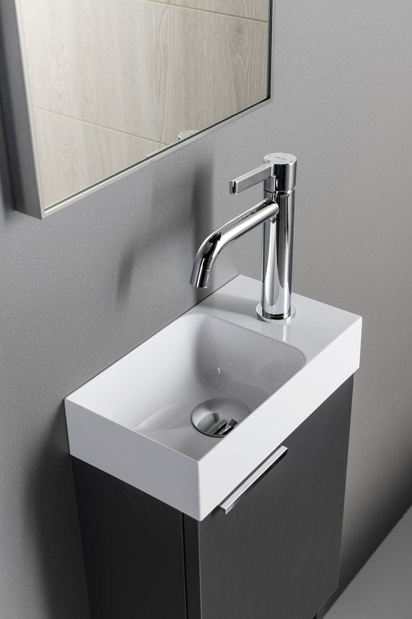 ICONIC Baterie lavoar, crom