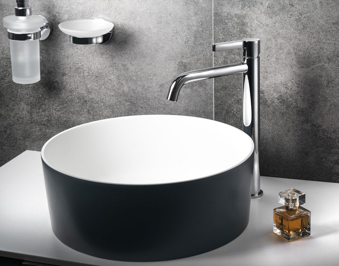 ICONIC Baterie lavoar înaltă, crom