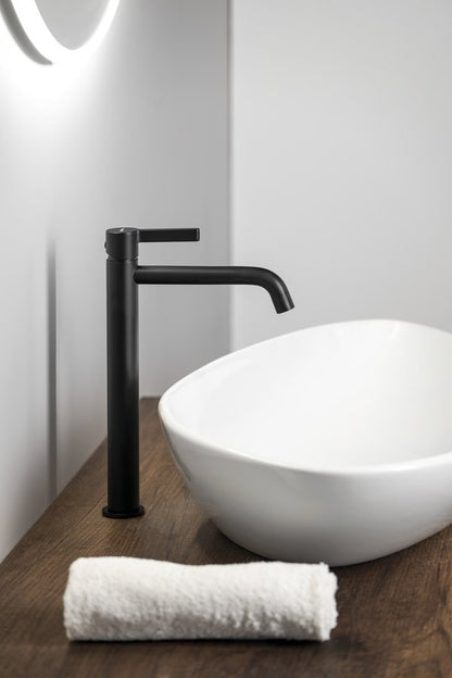 ICONIC Baterie lavoar înaltă, negru mat
