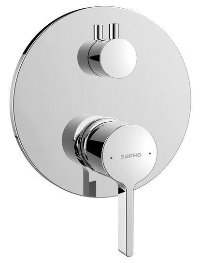 ICONIC Baterie duș încastrată, 2 ieșiri, crom