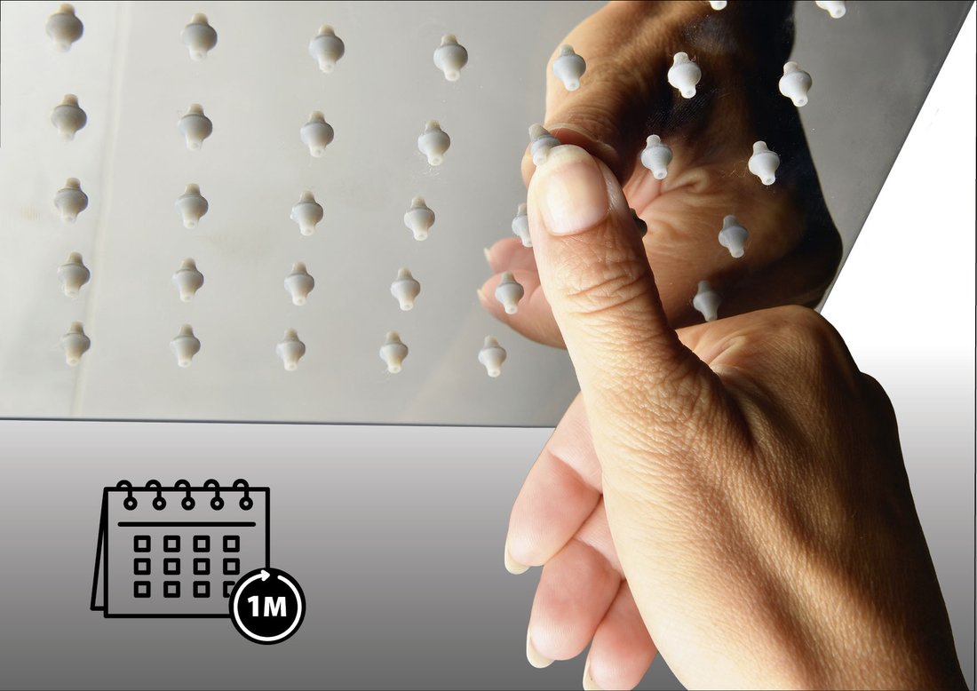 ICONIC Coloană duș cu baterie monocomandă, auriu mat