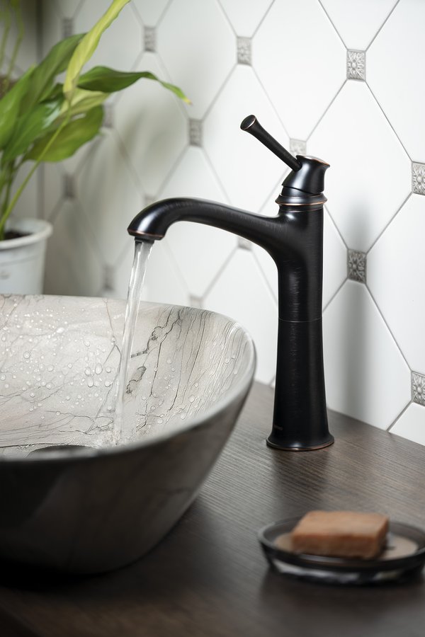 CLASSIC Baterie lavoar înaltă, bronz antichizat