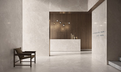 MYTHOLOGY REGIA WHITE 120X120 SEMILUCIOS