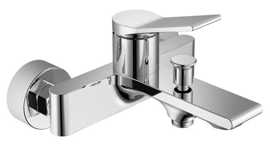 BOLERO Baterie cadă montaj pe perete, distanță 150 mm, crom