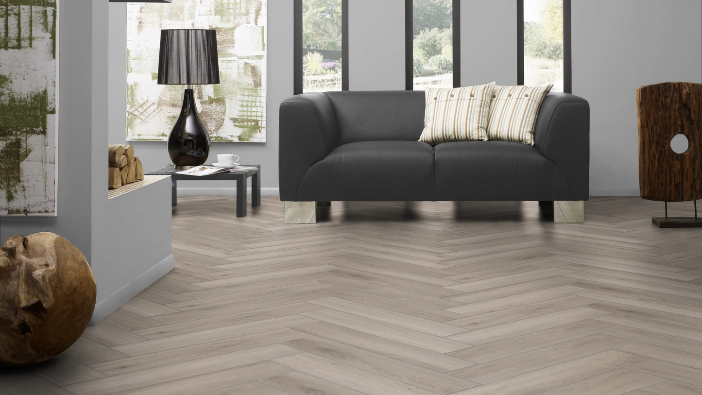 HERRINGBONE Oak Silver D3773